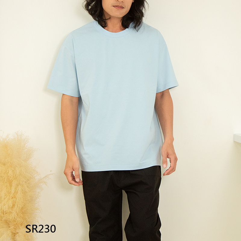 SR230 頂級重磅寬版落肩涼感抗菌T恤款式 13
